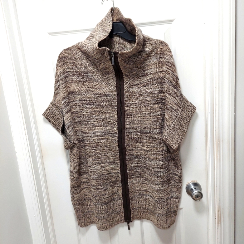 Kenneth Cole 1X Zipper Sweater Jacket